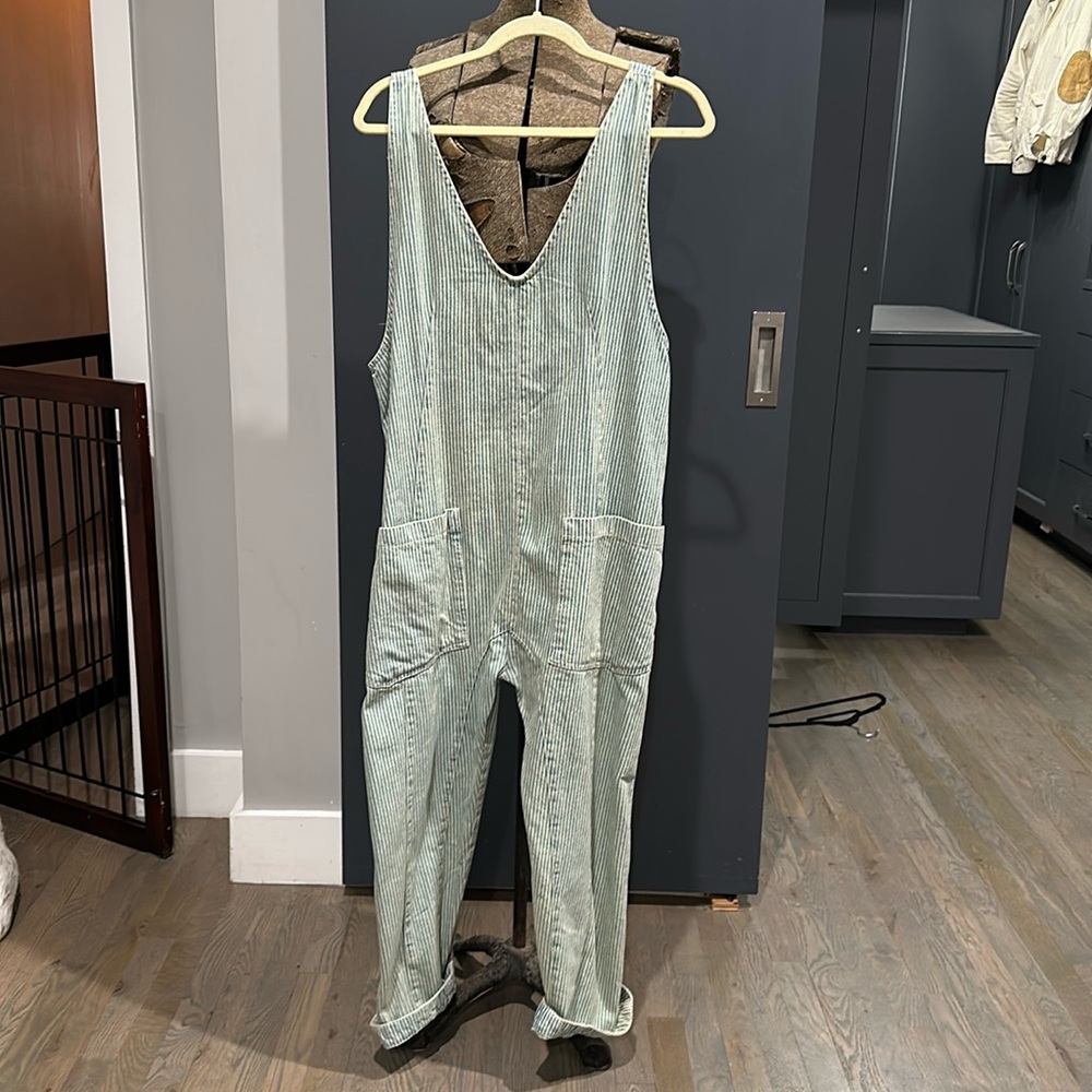 We The Free High Roller Jumpsuit- Small, limited edition striped color